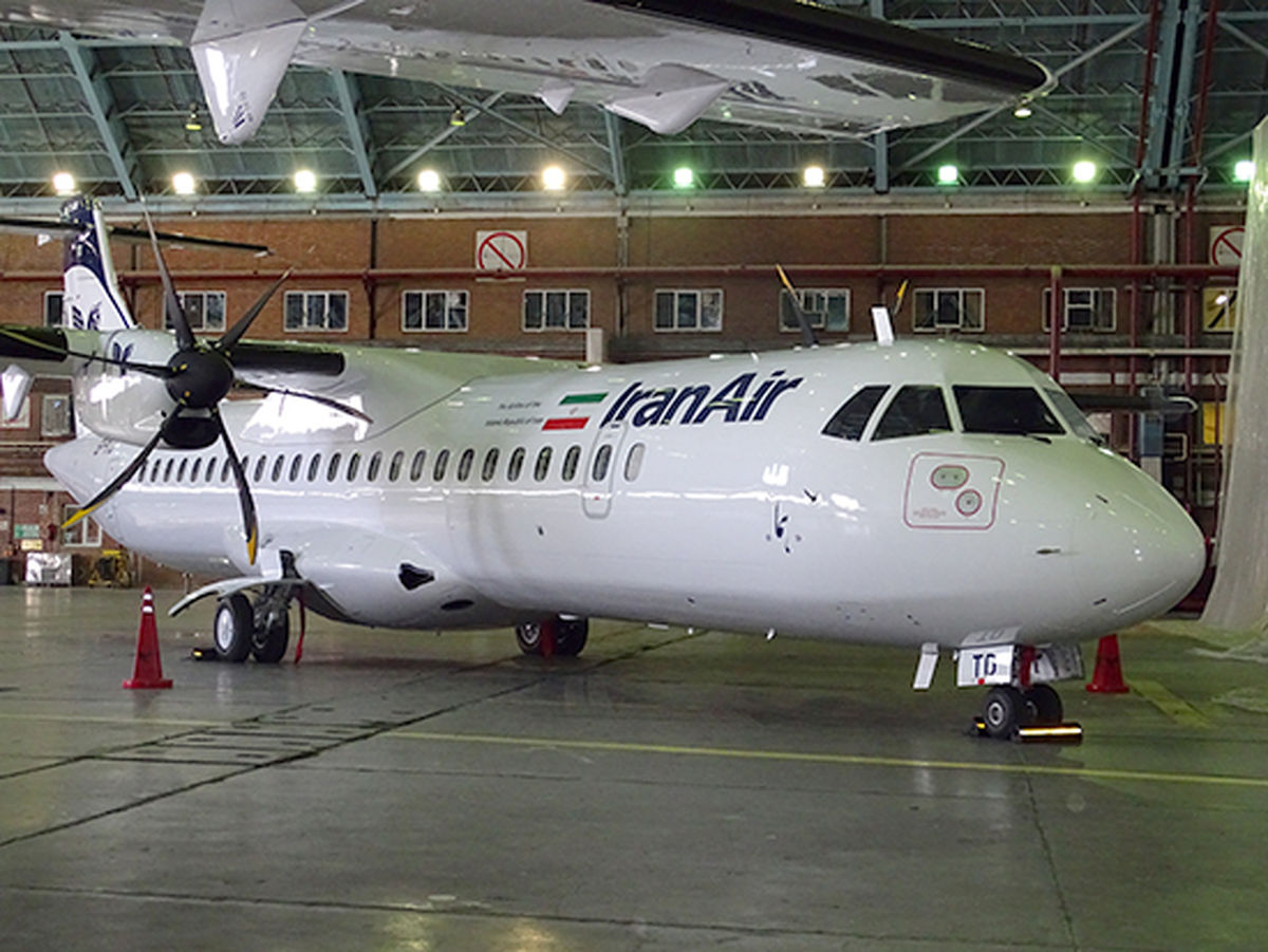 هواپیمای ATR72 ایران ایر روی زمین جا خوش کرد؟ + تصاویر 