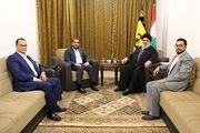 
دیدار هیأتی از جنبش «انصارالله» یمن با سید حسن نصرالله
