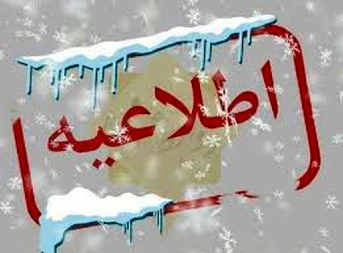 برف مدارس برخی مناطق کردستان را غیرحضوری است
