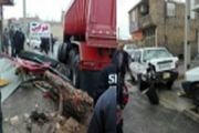 حادثه آفرینی کامیون بدون راننده + تصاویر
