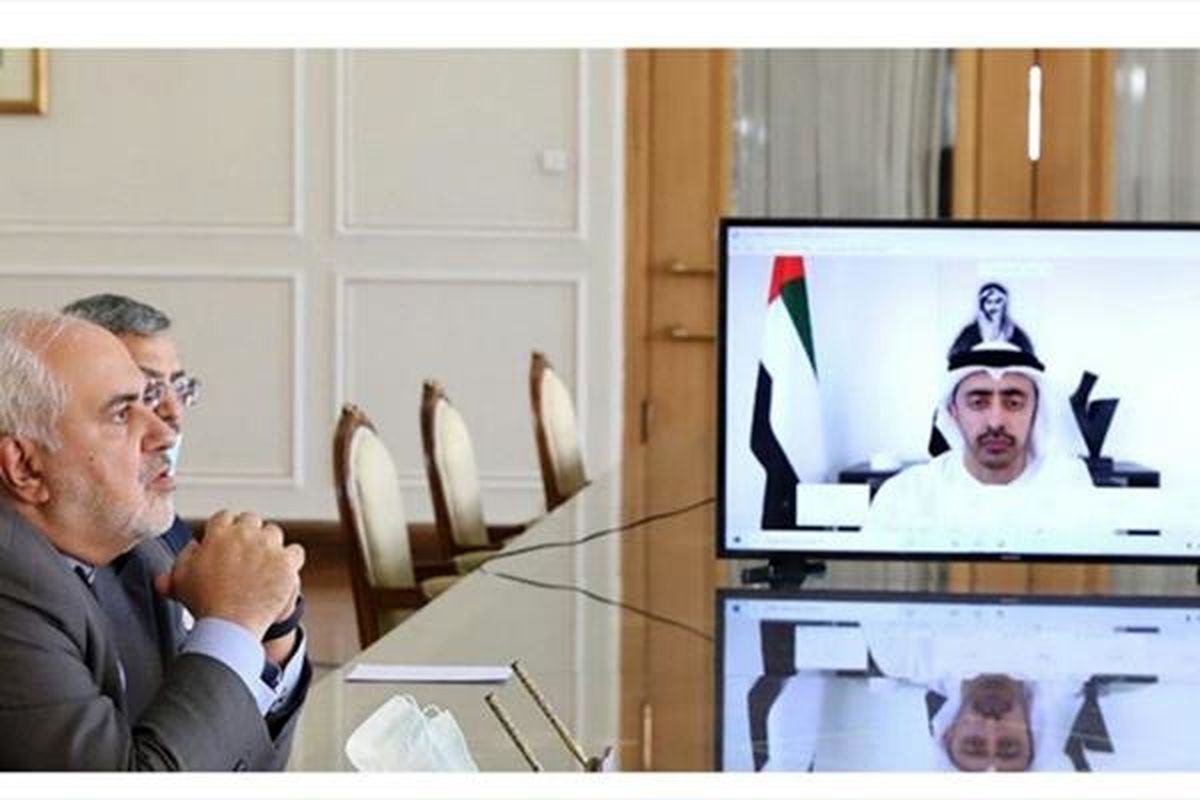 توافق مهم ظریف با  وزیر امور خارجه امارات