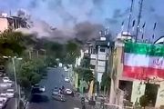 فیلم باکیفیت از لحظه حمله اسرائیل به میدان تجریش 