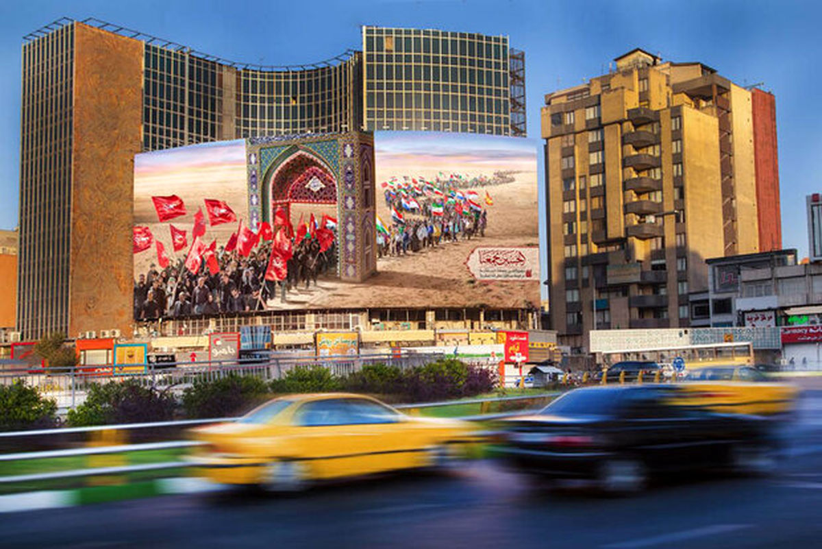 دیوارنگاره جدید میدان ولی عصر (عج)/ عکس