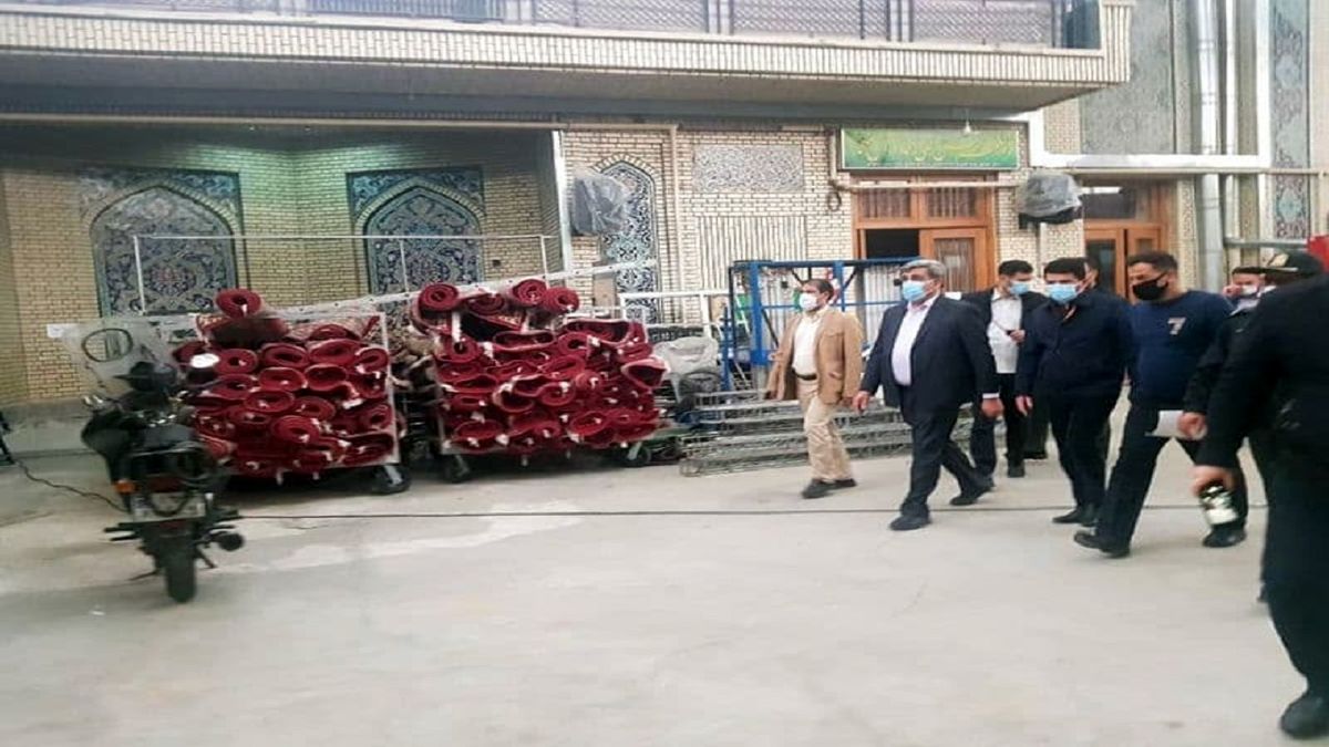 آخرین اقدامات انجام شده به منظور مرمت و بازسازی مسجد تاریخی ارک