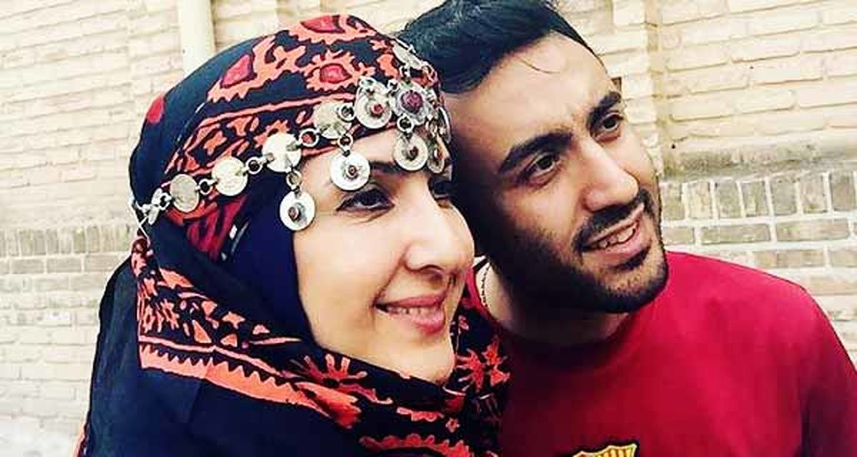 شوخی پویان گنجی با همسرش+عکس