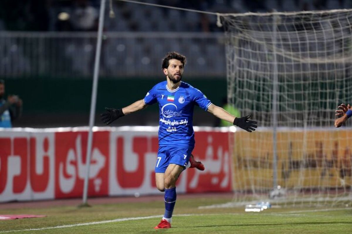 فیلم گل اول استقلال به پرسپولیس در دربی ۱۰۵