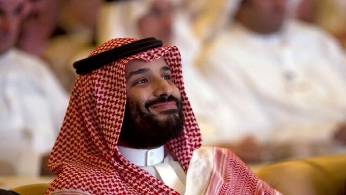 حضور بن سلمان کودک کش در لیگ برتر +عکس
