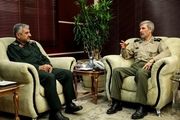 دیدار فرمانده کل سپاه پاسداران با وزیر دفاع 