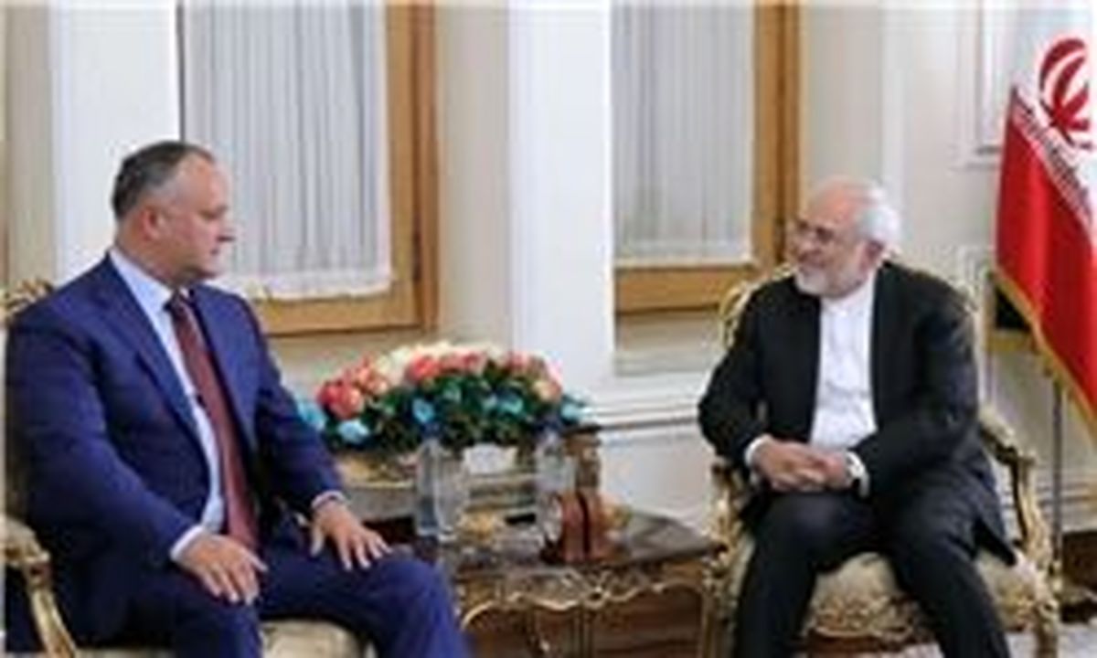 دیدار رئیس جمهور مولداوی با ظریف