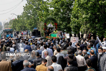 مراسم تشییع نادر طالب‌زاده/گزارش تصویری