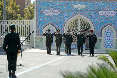 مراسم مشترک دانش‌آموختگی دانشگاههای افسری نیروهای مسلح در دانشگاه امام حسین(ع)/گزارش تصویری