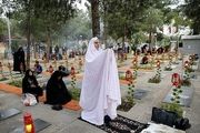 حال و هوایی بهشت زهرا در پنج شنبه آخر سال/گزارش تصویری