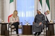 توافق محمد بن زاید با نخست وزیر ایتالیا
