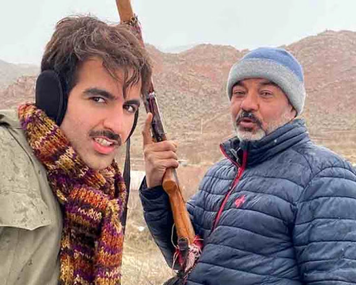 عینک خاص بازیگر سریال «نون خ» /عکس