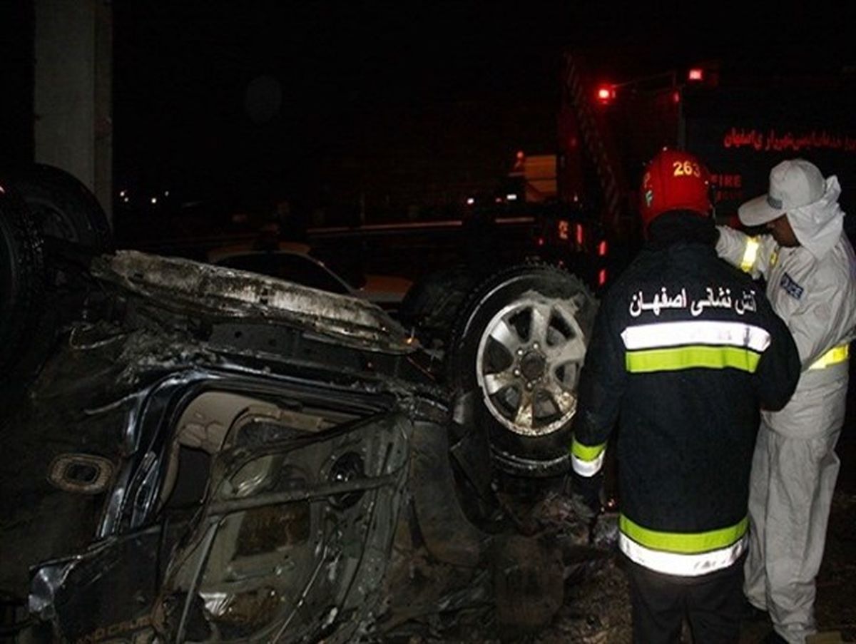 سرعت غیرمجاز جان سه جوان را گرفت+ تصاویر

