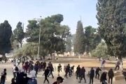 درگیری‌های شدید صهیونیست‌ها با فلسطینیان در مسجدالاقصی