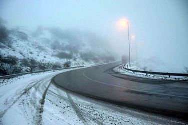 برف در جاده های شمال