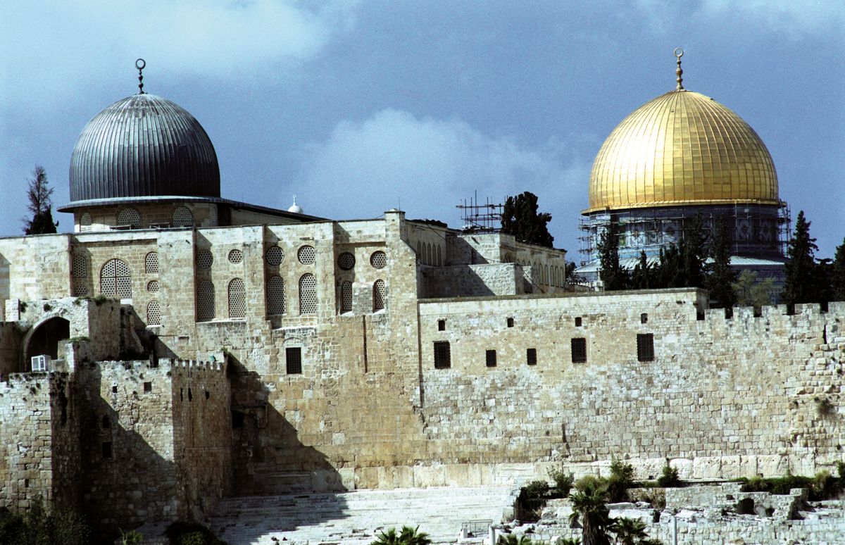 حضور 270 هزار فلسطینی در نماز جمعه مسجدالاقصی