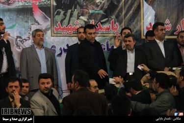 احمدی نژاد در آمل