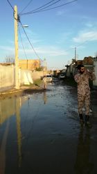 امدادرسانی بسیج در سیل گلستان