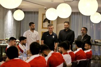 حضور نمایندگان وزارت ورزش در اردوی تیم ملی
