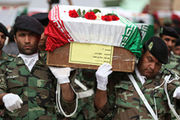 ورود پیکر مطهر ۳ شهید گلگون‌کفن