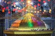 چراغانی حرم مطهر رضوی/ گزارش تصویری