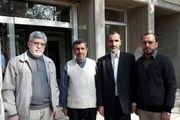 بست نشینی بقایی و دوستان در حرم حضرت عبدالعظیم + عکس