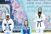 کار زیبای بانوی قهرمان مسابقات ارتش‌های جهان