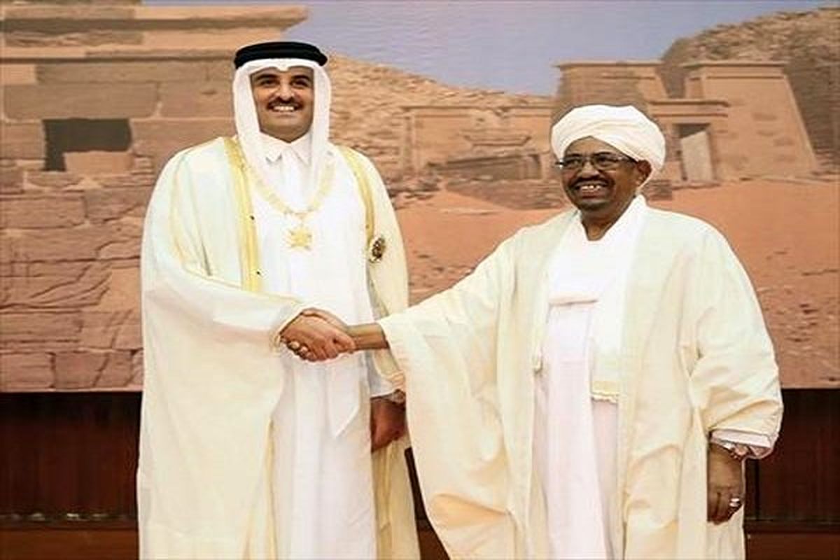 پیام مکتوب امیر قطر به رئیس جمهور سودان