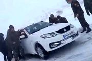 حرکت ارزشمند نیروهای ارتش ایران که مردم را خوشحال کرد