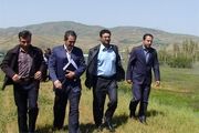 پیشرفت فیزیکی 90 درصدی طرح آبیاری بارانی فینارود خوجین خلخال+تصاویر