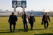 بازدید سرمربی جدید تراکتور از امکانات ورزشگاه اختصاصی باشگاه
