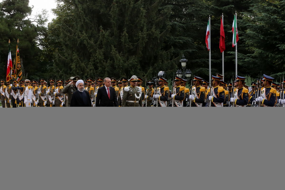 استقبال رسمی روحانی از رئیس جمهور ترکیه 