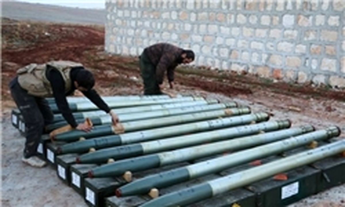 موشک‌هایی که تروریست‌ها در حلب تحویل گرفتند+تصاویر