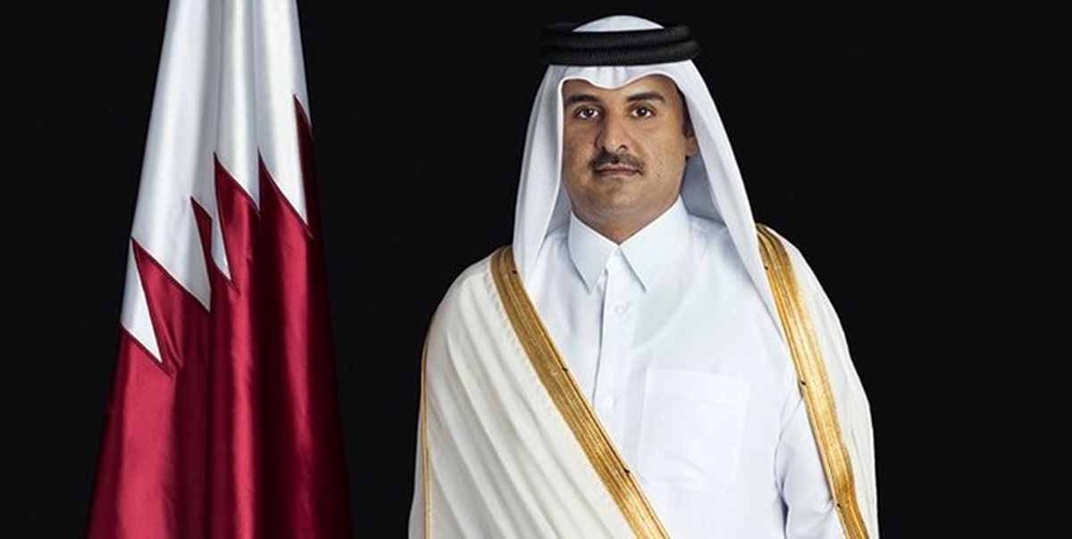 پیام تبریک امیر قطر به آیت‌الله رئیسی 