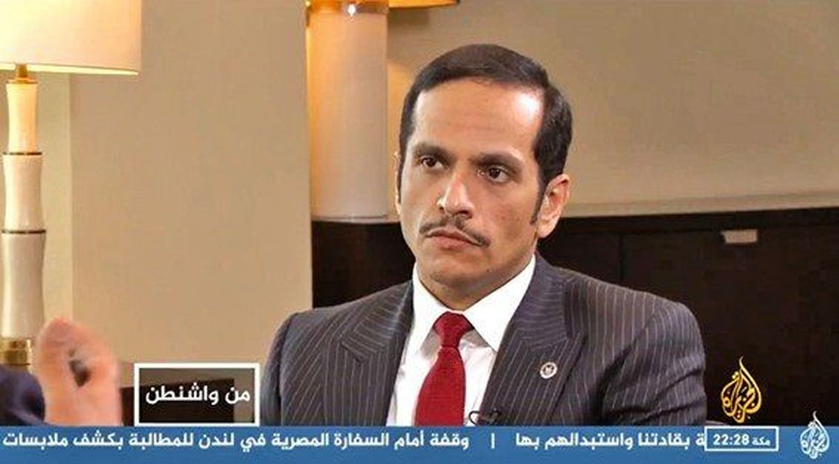 وزیرخارجه قطر نامه‌رسان شد
