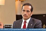 وزیرخارجه قطر نامه‌رسان شد
