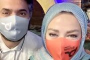 خوشگذرونی همسر بهاره رهنما و دخترش +عکس