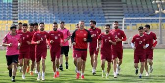 تمرین پر فشار و بانشاط سرخپوشان+ عکس