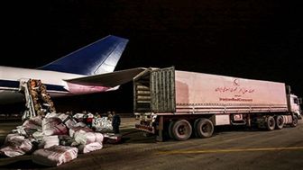 ارسال محموله‌های امدادی به چابهار با هواپیما‌های C-۱۳۰ و بوئینگ ۷۴۷