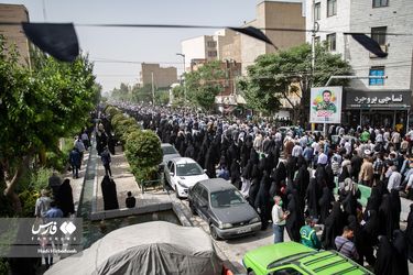 مراسم تشییع پیکر شهید صیاد خدایی/گزارش تصویری
